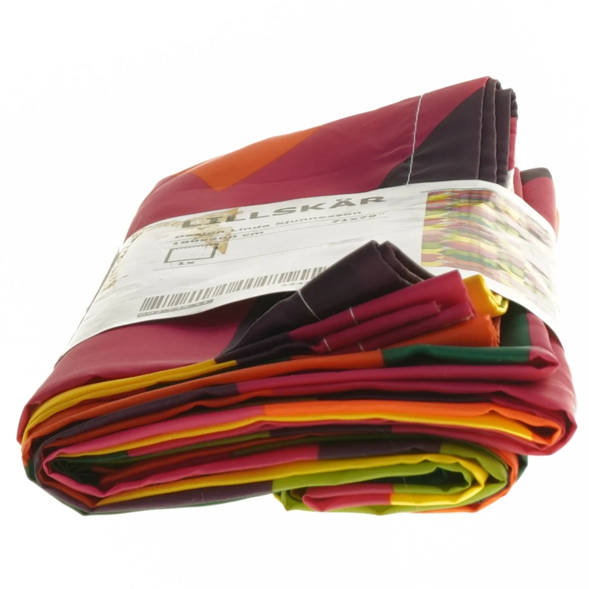 Farverigt badeforhæng 180x200 cm fra IKEA (str. 180x200 cm)