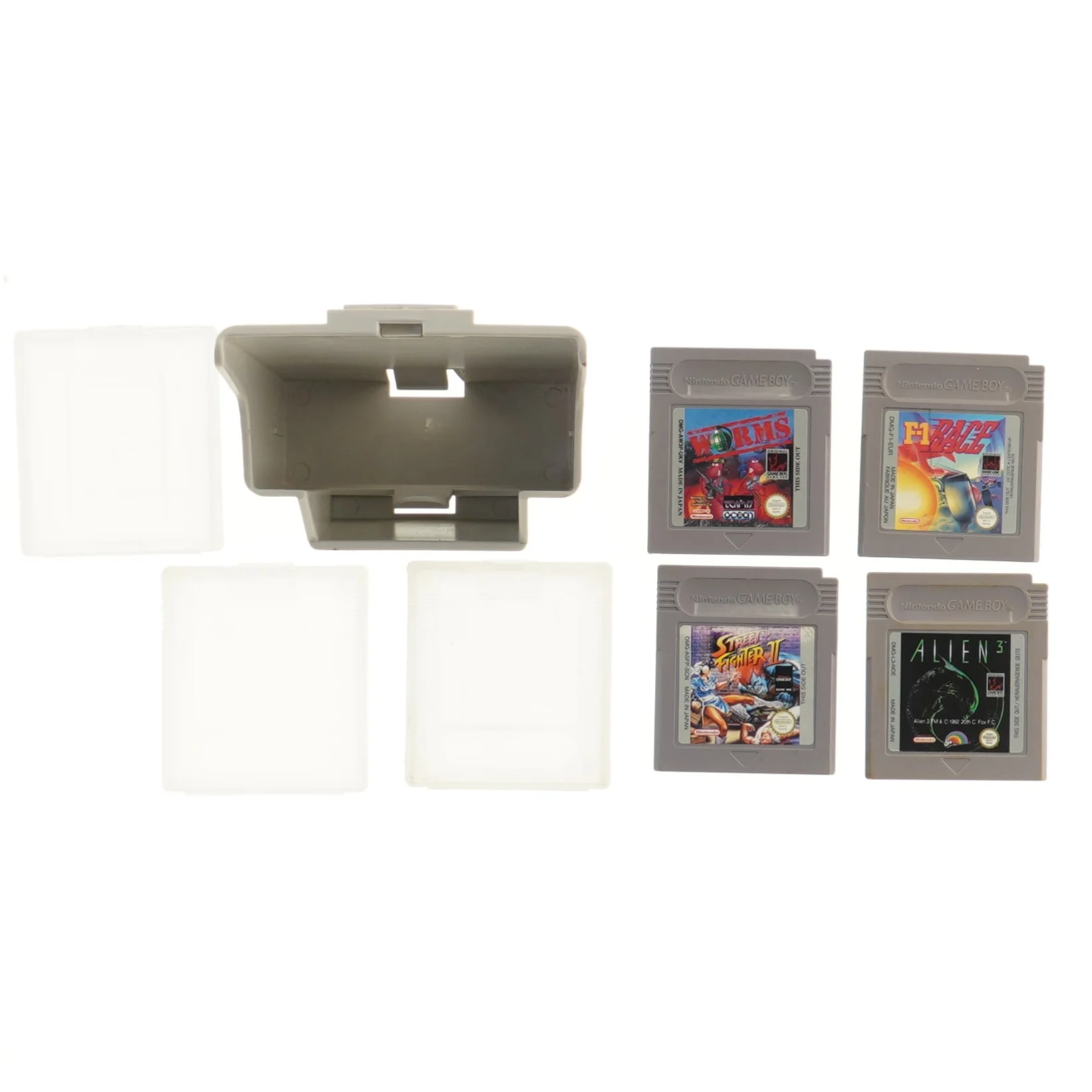 Game Boy spil og opbevaringsboks fra Nuby (str. 10x15 cm)