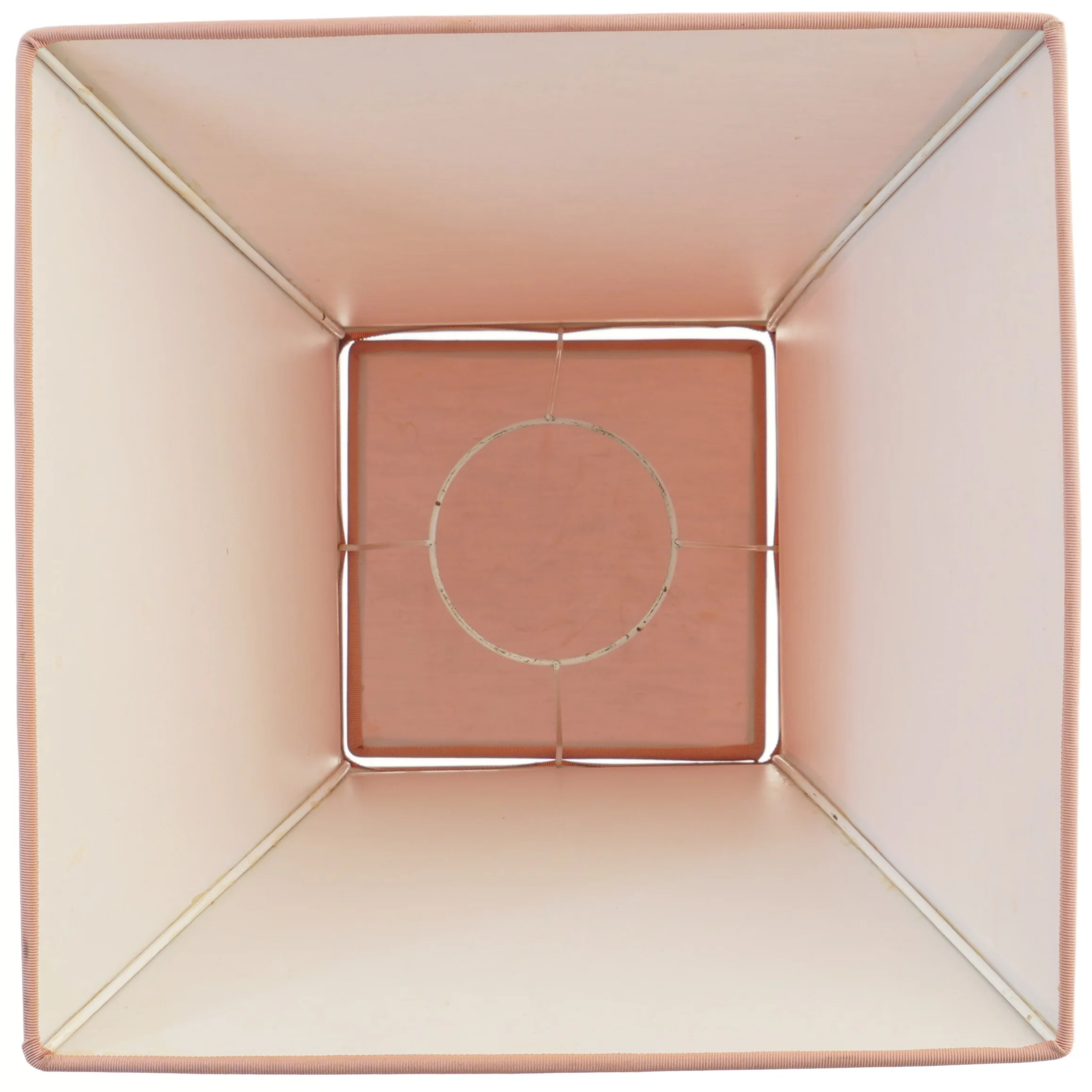 2 Lyserøde silke lampeskærmme (str. 35x35x35 cm)