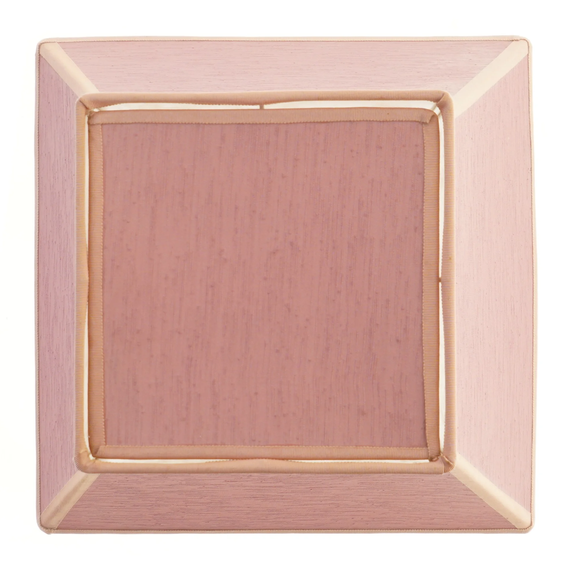 2 Lyserøde silke lampeskærmme (str. 35x35x35 cm)