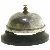 Gammel serviceklokke (str. Ø 9 cm)