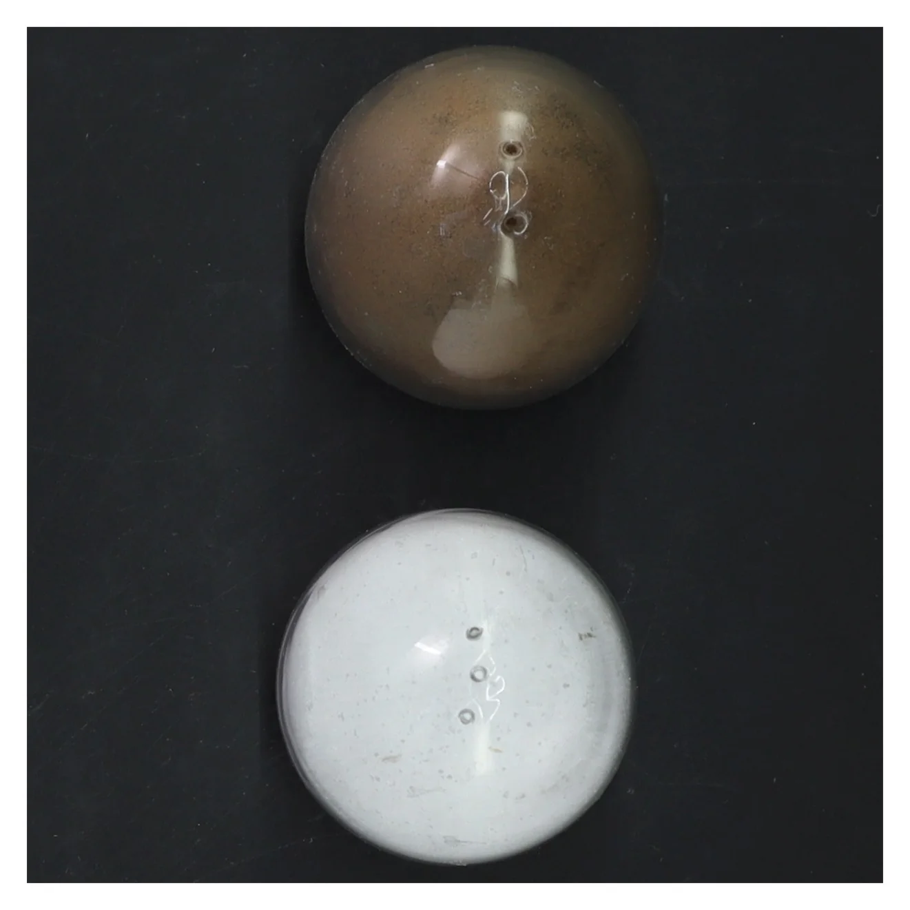 Salt og peber sæt i glas (str. 7 cm)