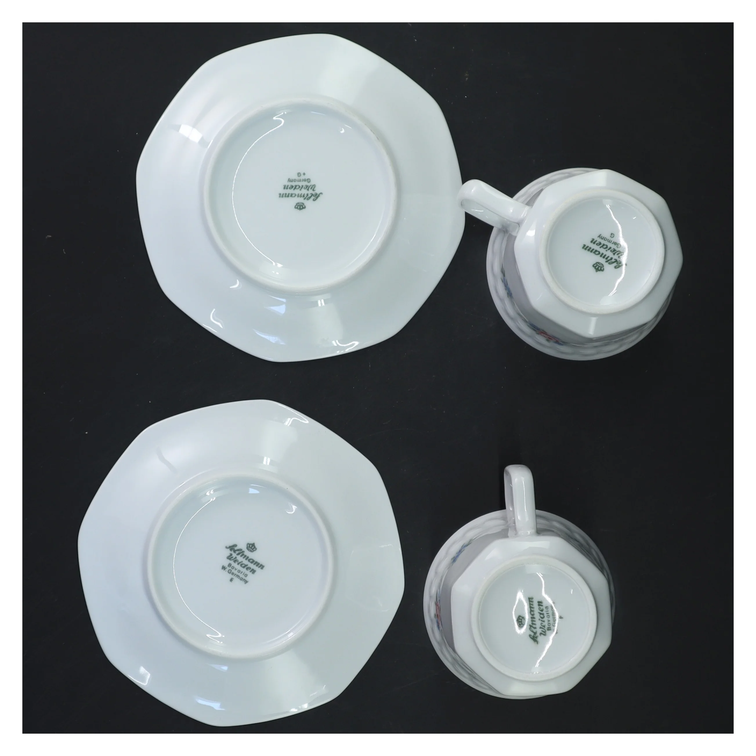 Kaffekop sæt med underkop (str. Ø 12,5&7x9 cm)