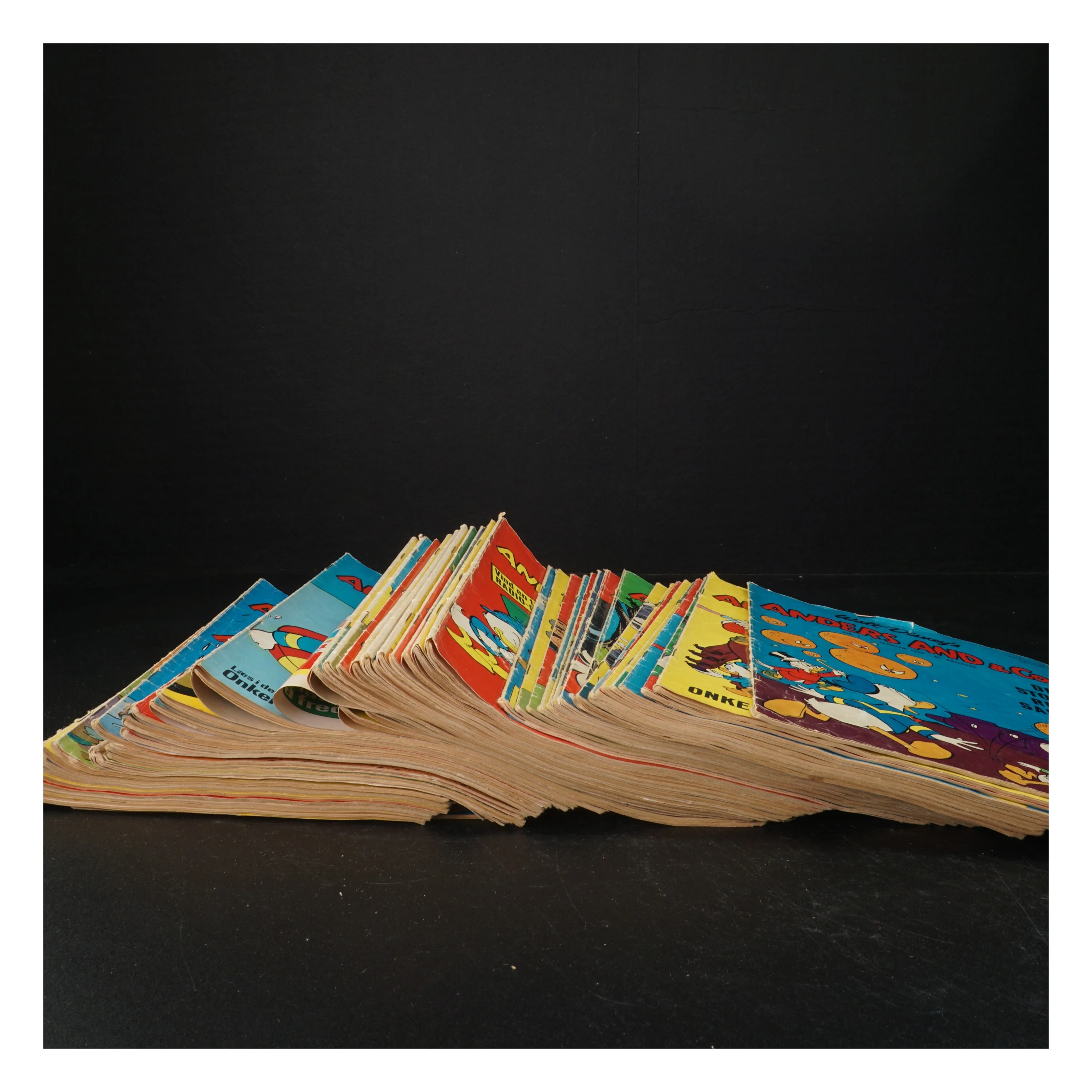 Samling af Anders And & Co. tegneserieblade (str. Standard bladstørrelse)