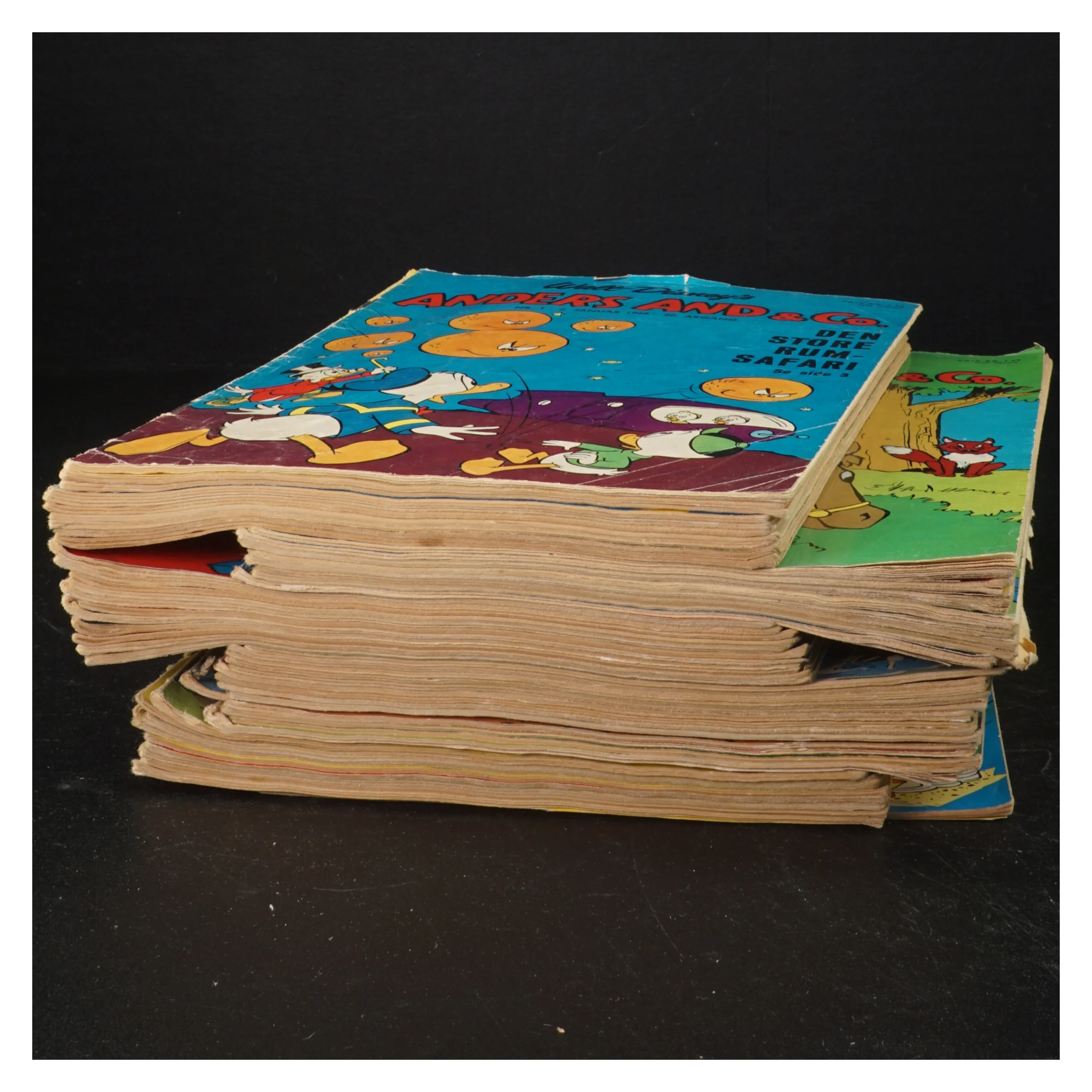 Samling af Anders And & Co. tegneserieblade (str. Standard bladstørrelse)