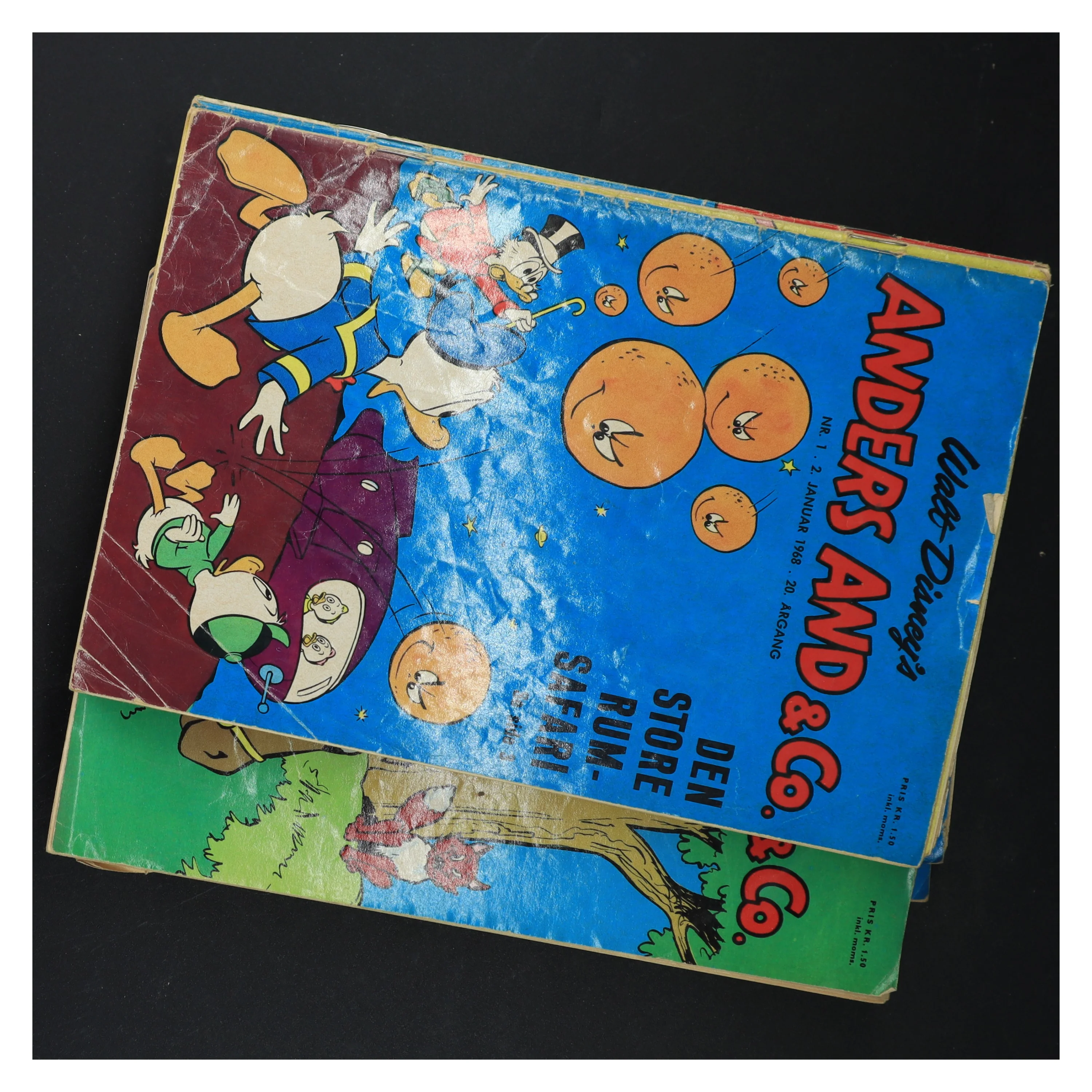 Samling af Anders And & Co. tegneserieblade (str. Standard bladstørrelse)