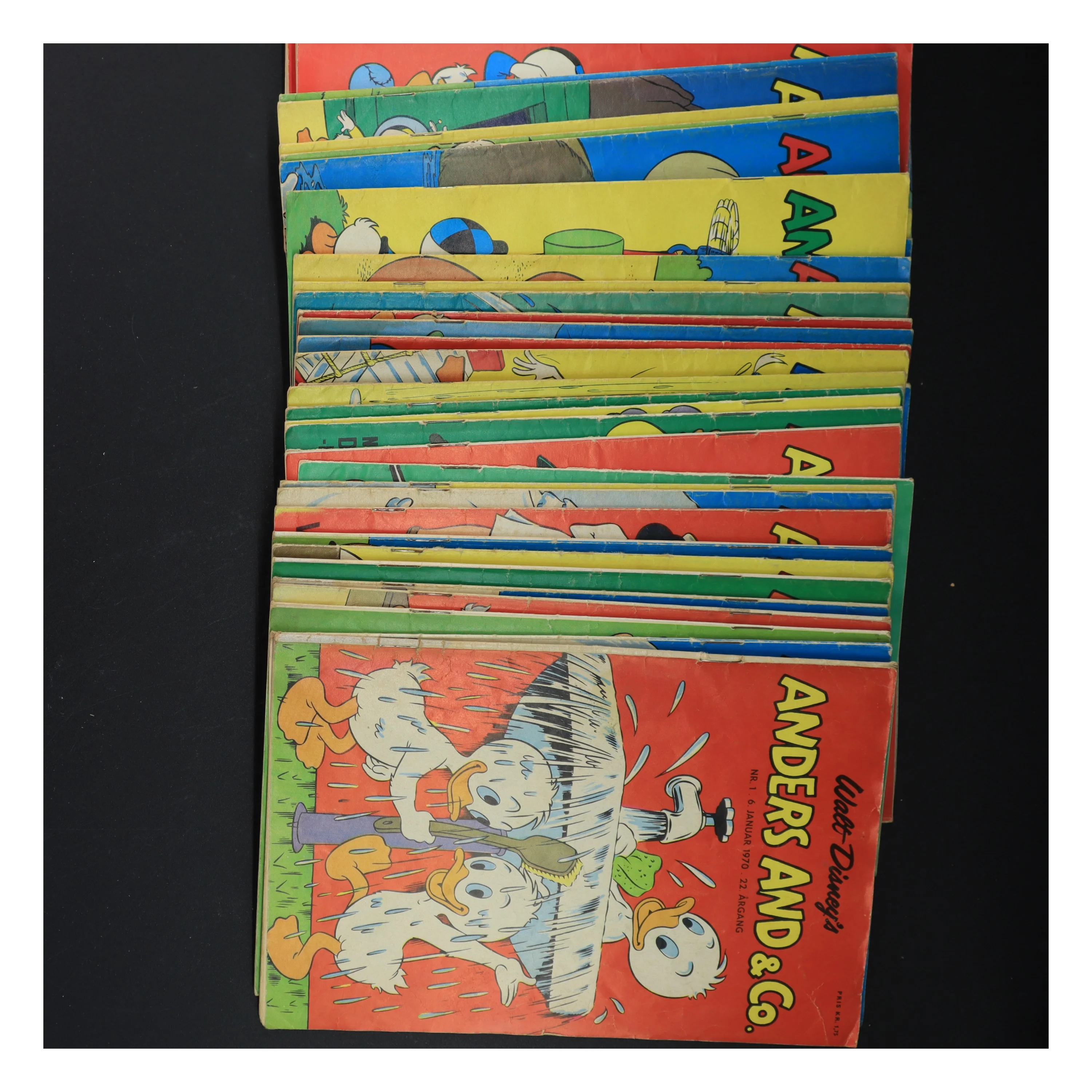 Samling af Anders And & Co. tegneserieblade