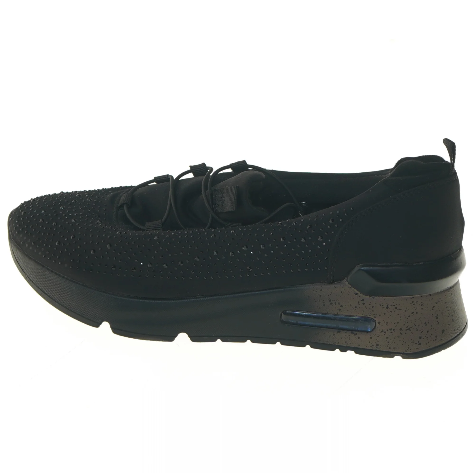 Sorte sneakers med sten fra Venice (str. 30 cm)