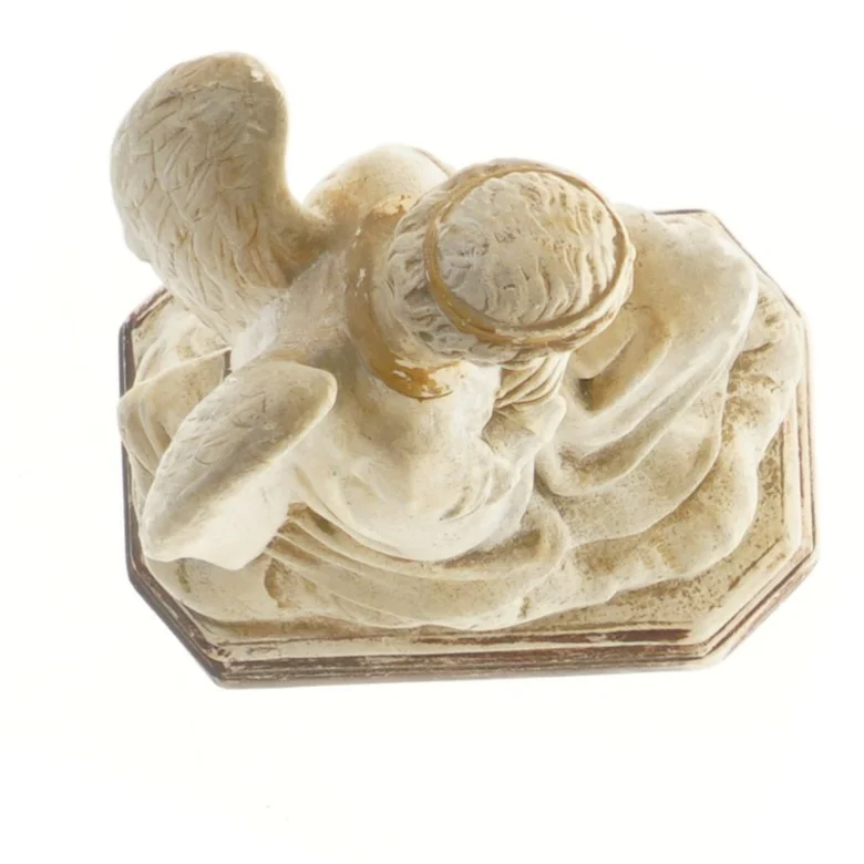 Statue af knælende engel (str. 22x13x9 cm)