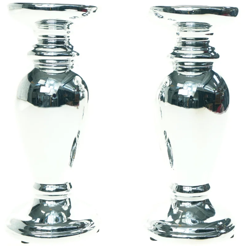 Glas lysestager (str. 10 x 24 cm)