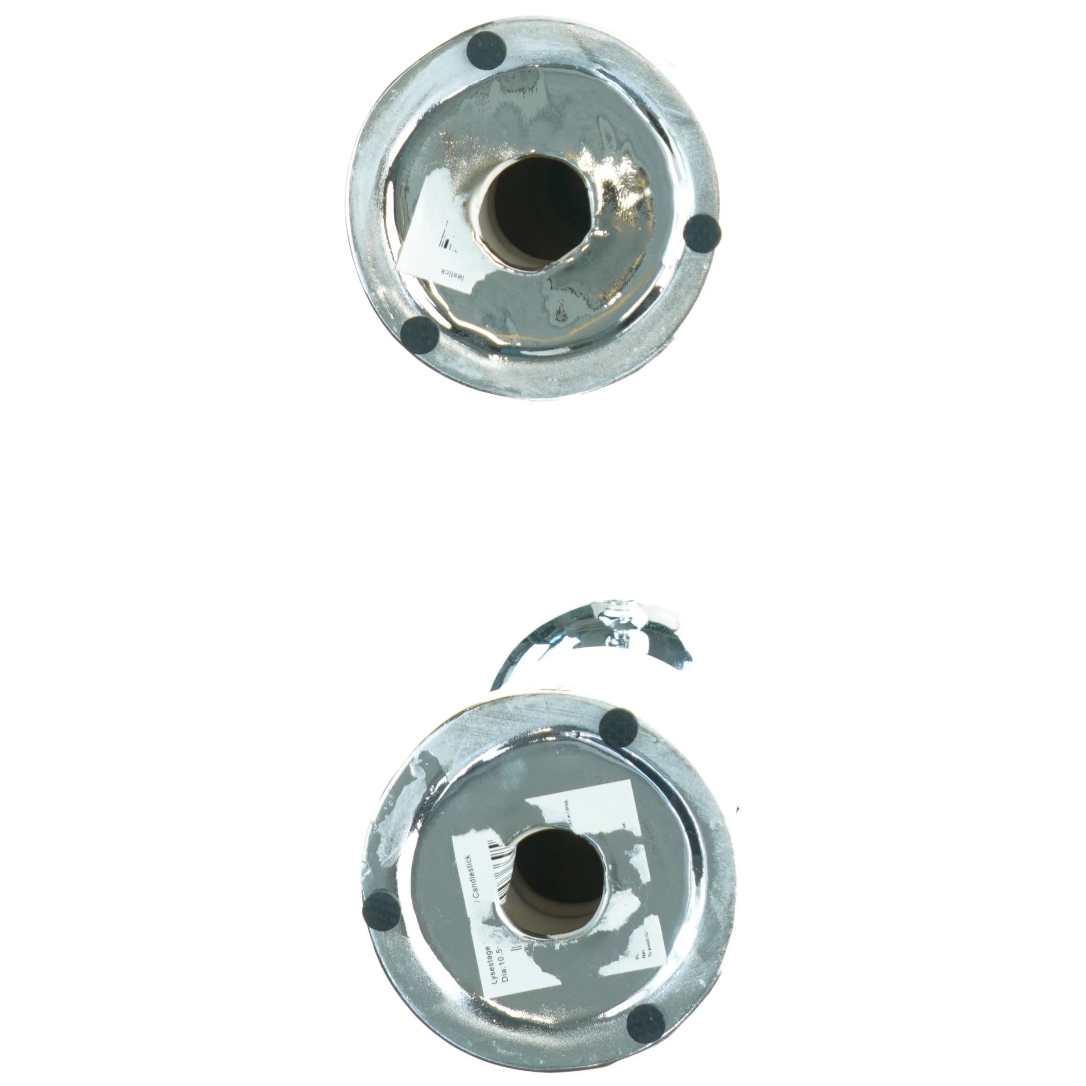 Glas lysestager (str. 10 x 24 cm)