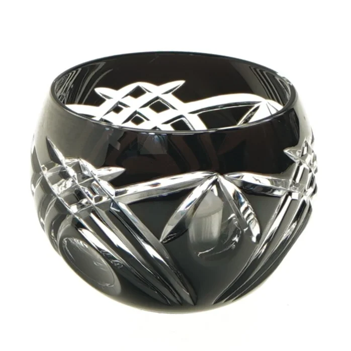 Lysestage med udskæringer (str. 9 cm)