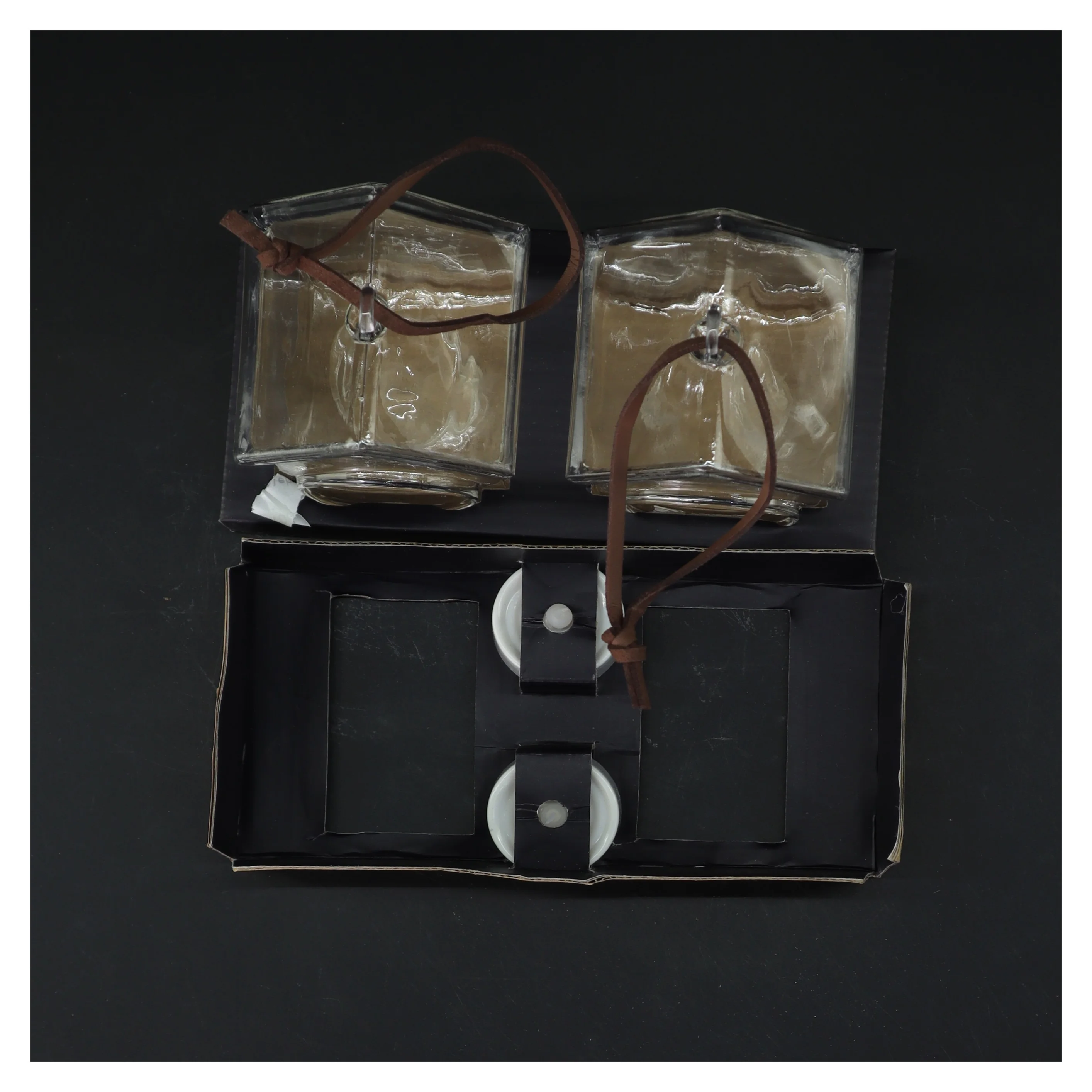 Sirius glas lanterner med LED lys fra Sirius (str. 13 cm)