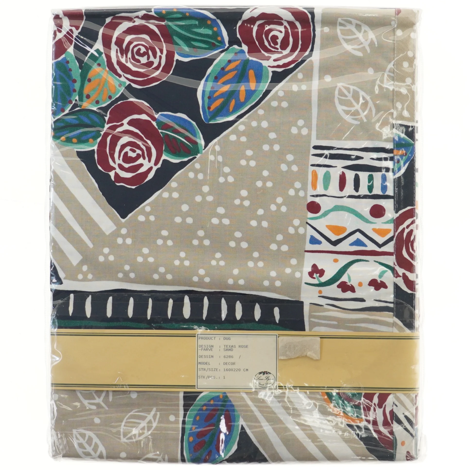 Borddug med mønster (str. 160x220 cm)