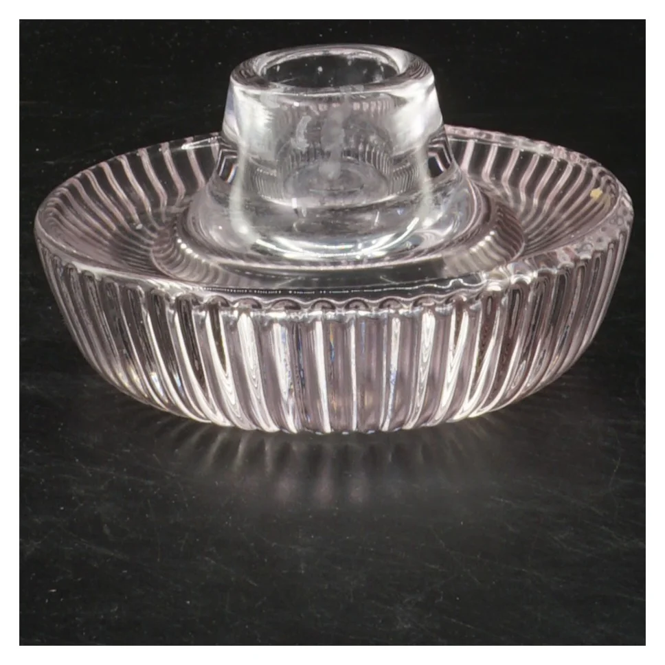 Glas lysestage (str. 5x10 cm)