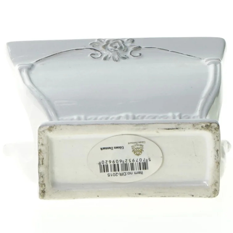 Porcelæns holder fra Udesen Danmark (str. 10 x 7 x 3 cm)