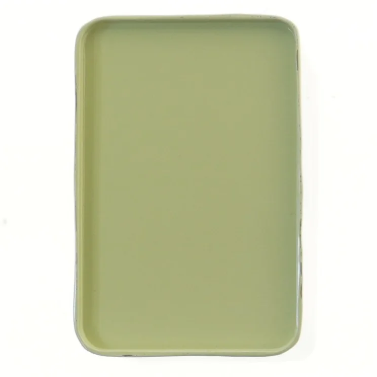 Metalbeholder med låg (str. 9x13x13,5 cm)