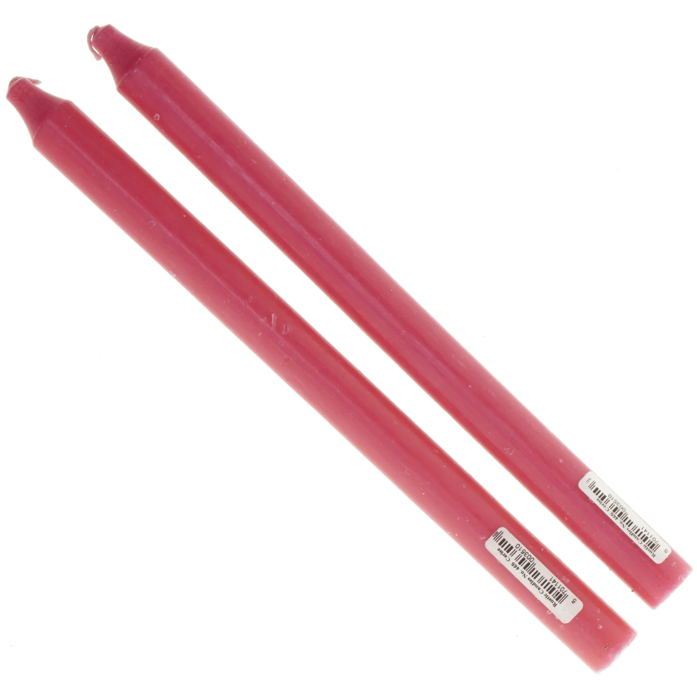 Lange røde stearinlys (str. 28 cm)