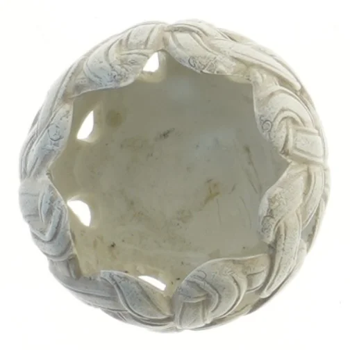 Dekorativ vase med blomstermønster (str. 9 cm)