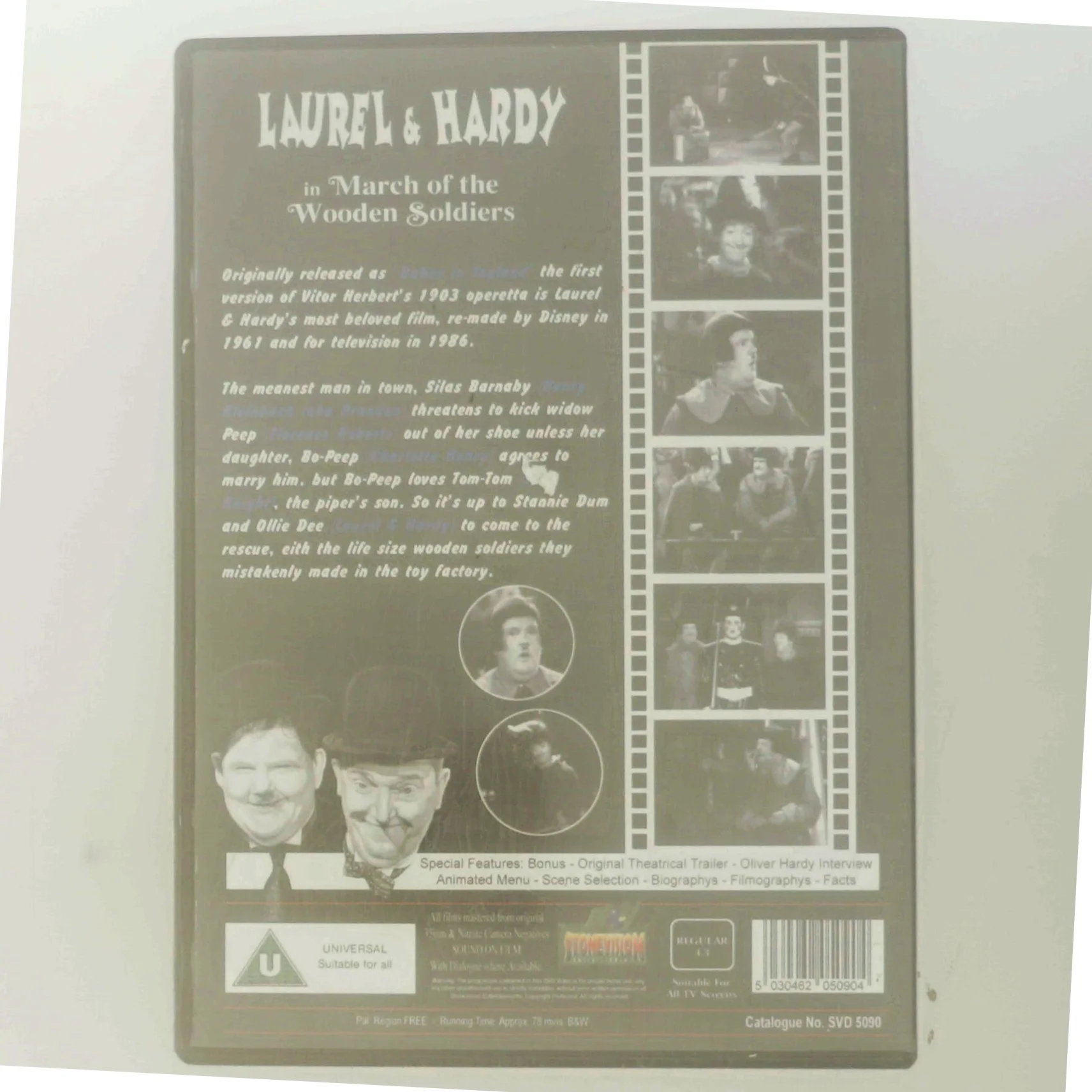 March Of The Wooden Soldiers med Stan Laurel (DVD)