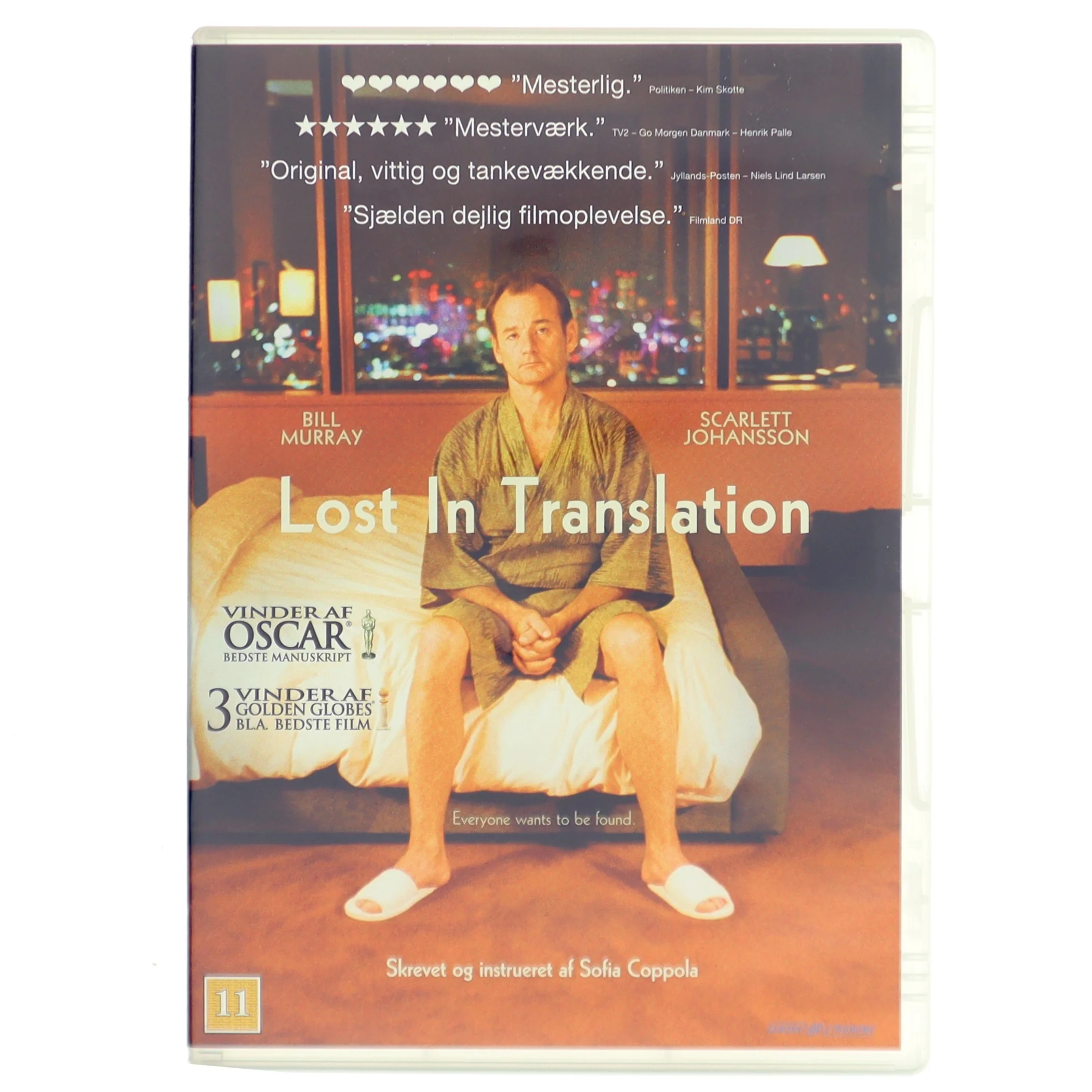 Lost in Translation med Bill Murray (DVD)