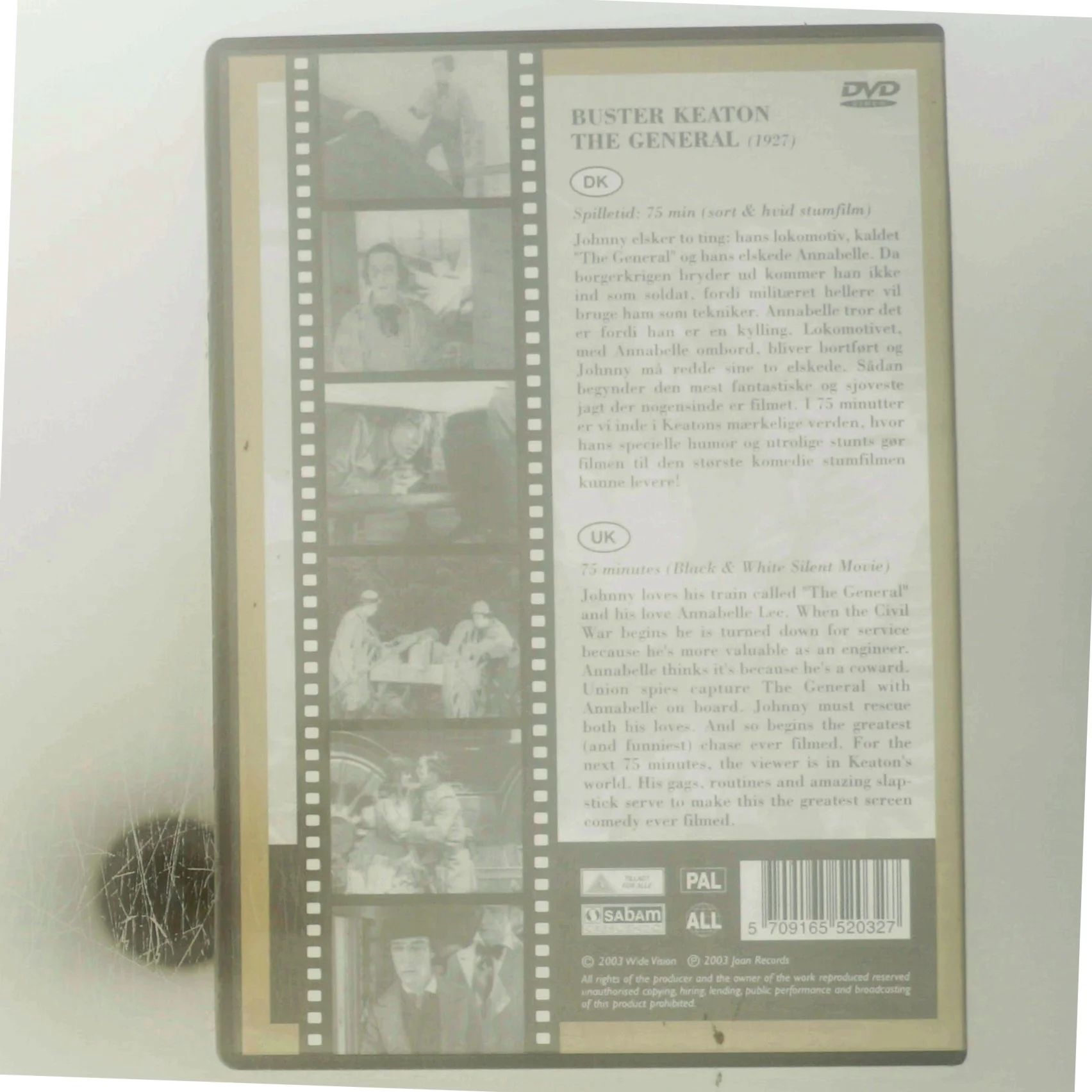 Keaton, Buster : the General med Buster Keaton (DVD)