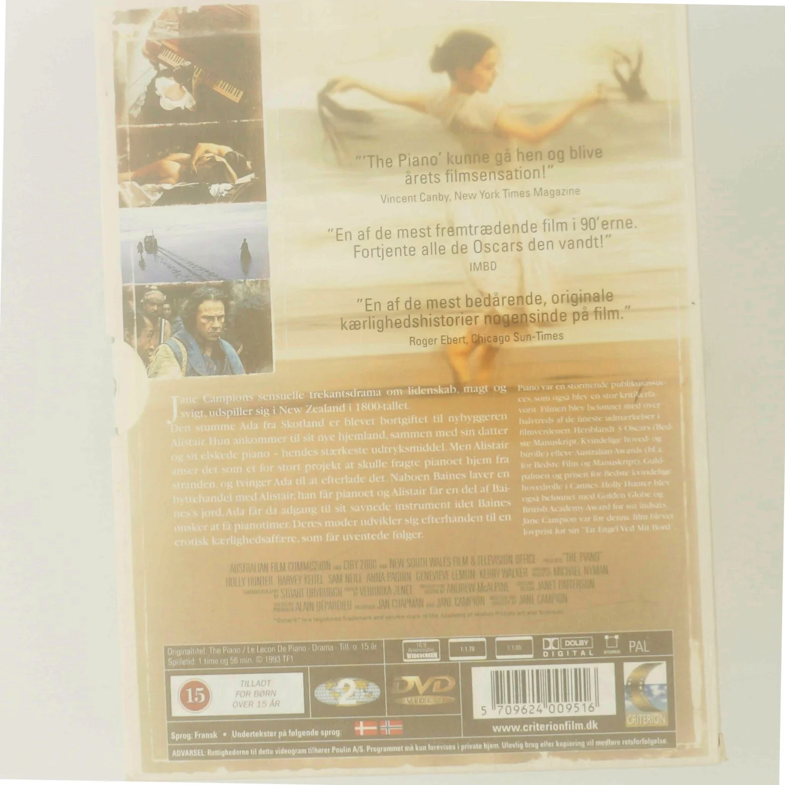 Piano med Holly Hunter (DVD)