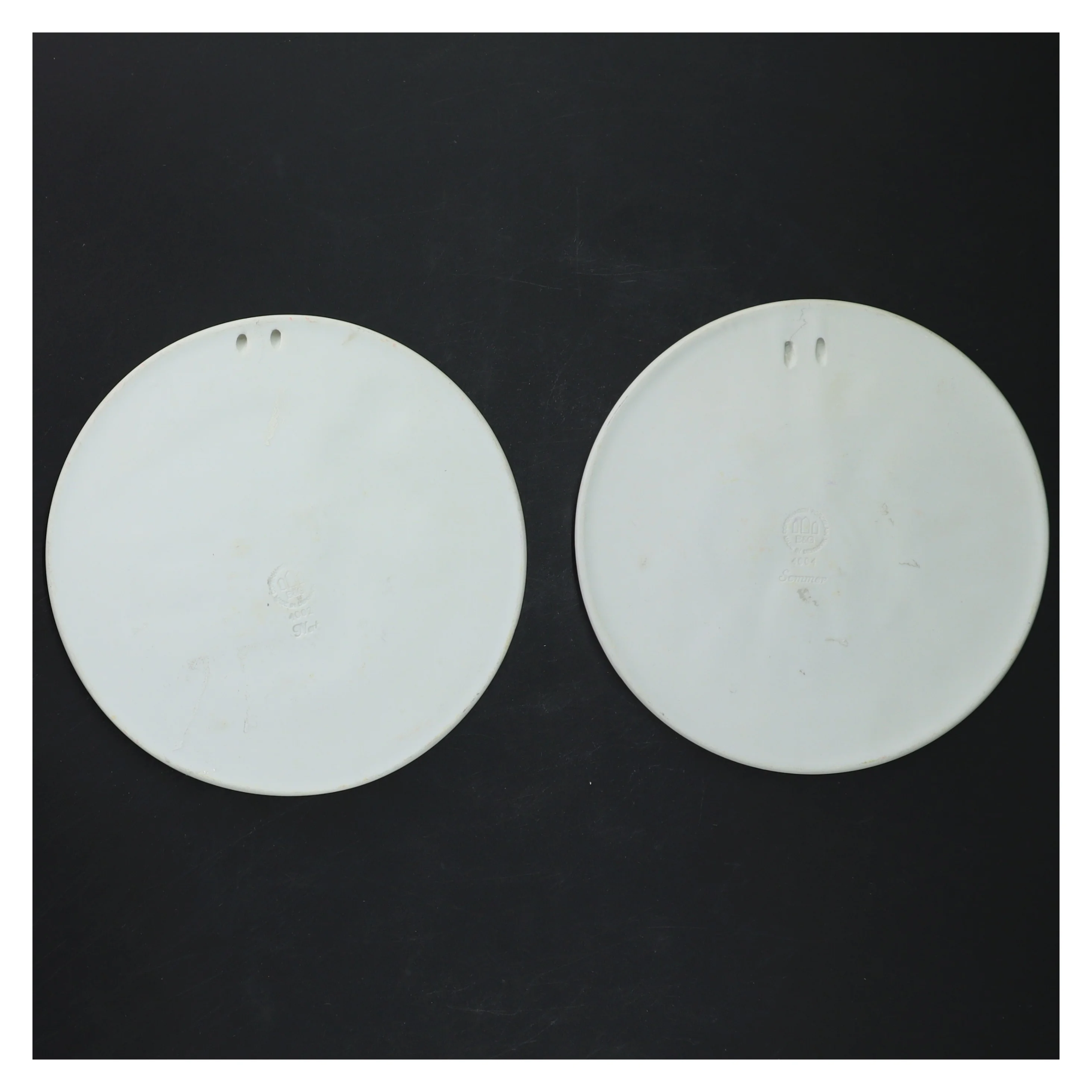 Kunstneriske porcelænsplatter fra Bing Og Grøndal (str. Ø 14,5 cm)