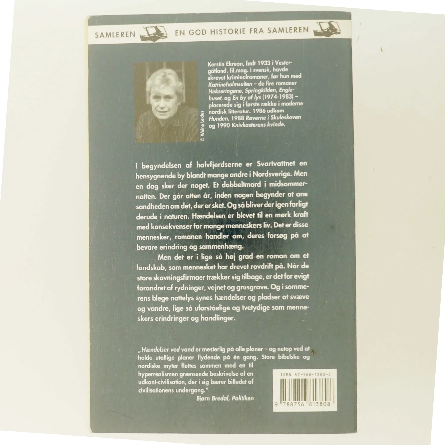 Hændelser ved vand : roman af Kerstin Ekman (Bog)