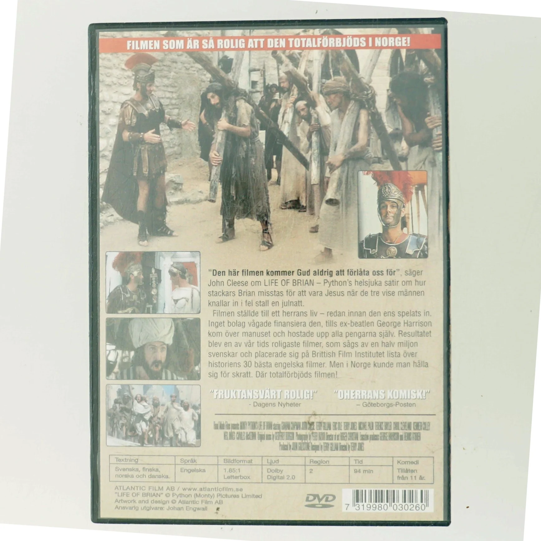 Life of Brian med John Cleese (DVD)