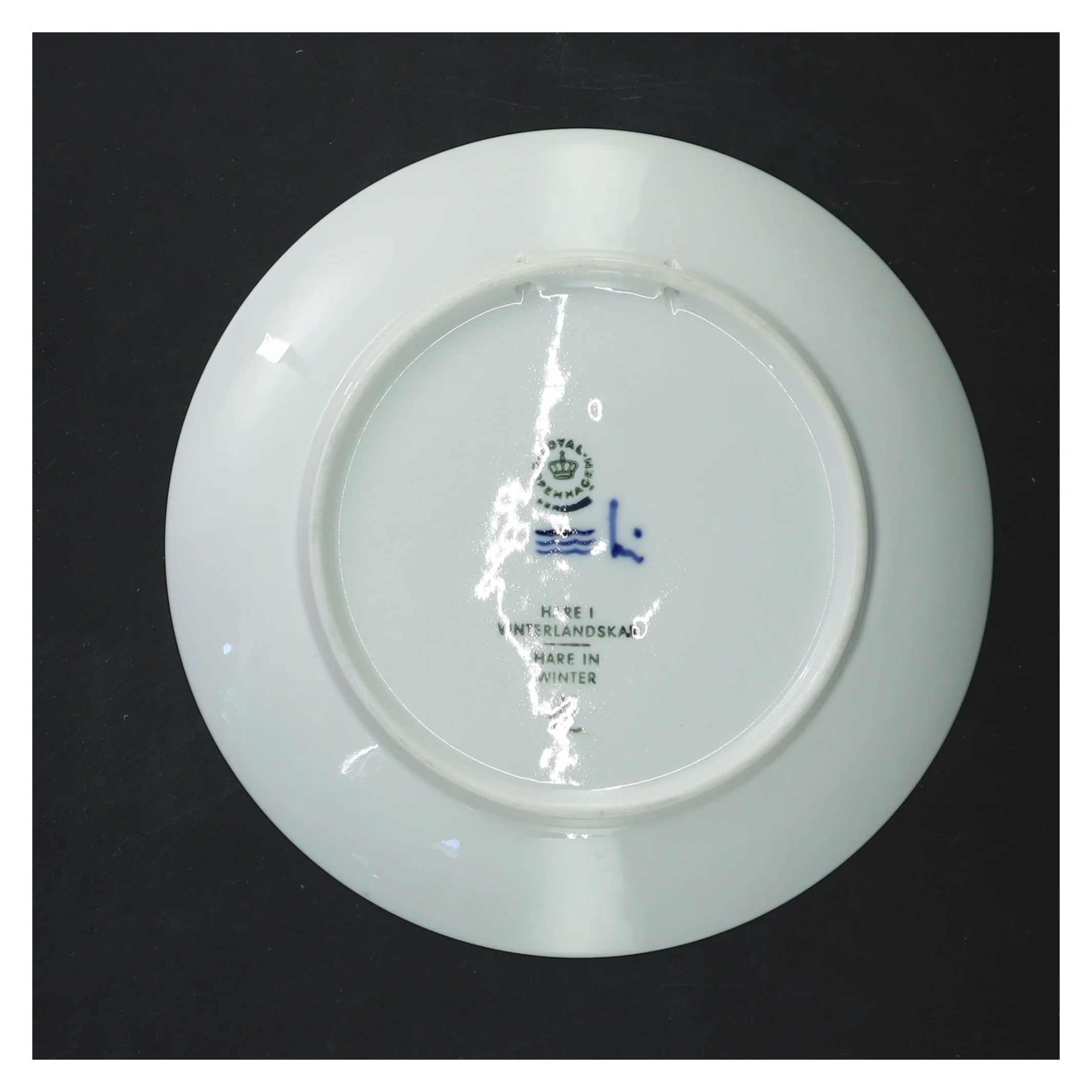 Samlerplatte med haremotiv fra Royal Copenhagen (str. Ø 18,5 cm)