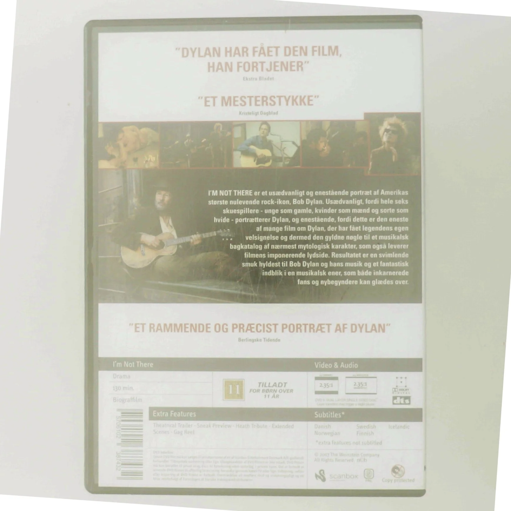 Im Not There med Christian Bale (DVD)