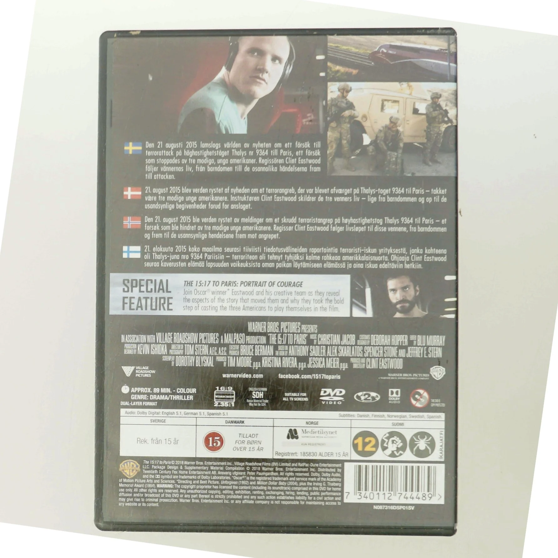The 15:17 to Paris (DVD)