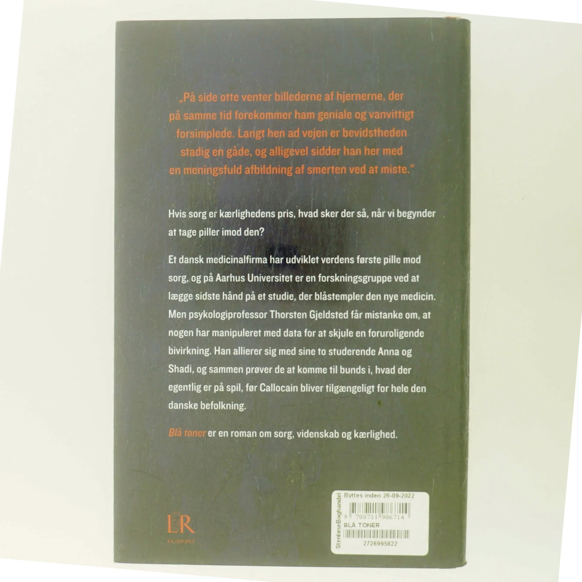 Blå toner : roman af Anne Cathrine Bomann (Bog)