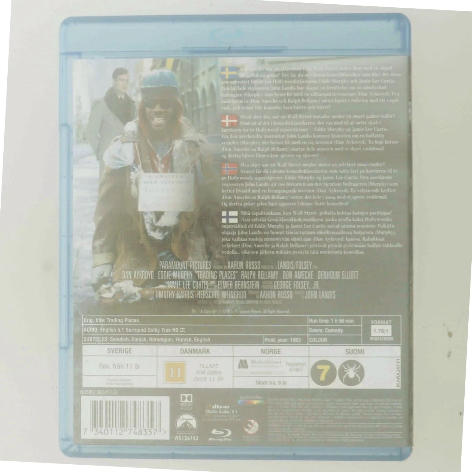 Trading Places med Dan Aykroyd (DVD)