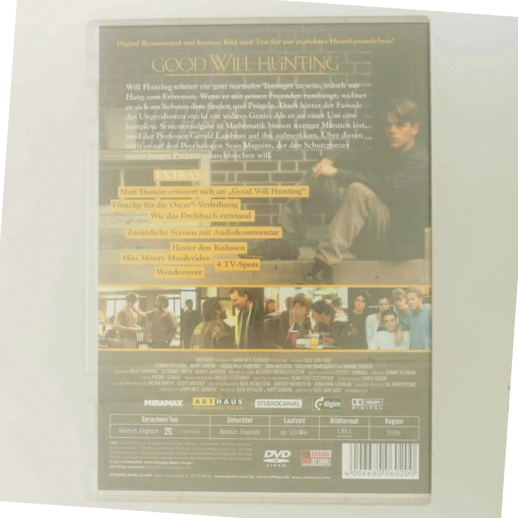 Good Will Hunting med Robin Williams (DVD)