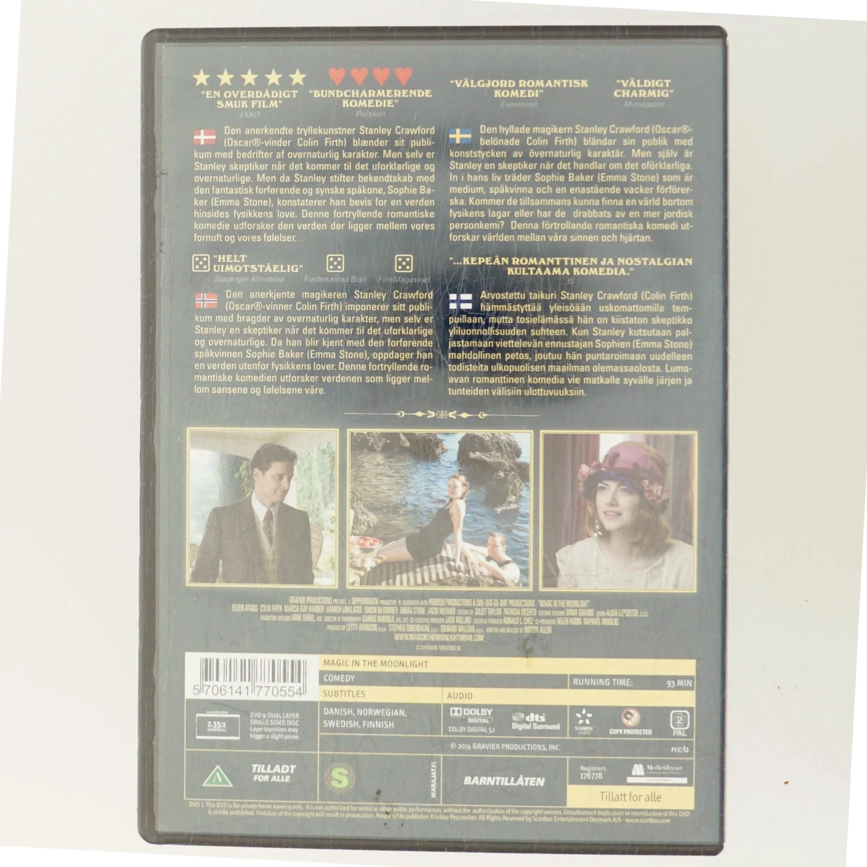 Magic in the Moonlight med Eileen Atkins (DVD)