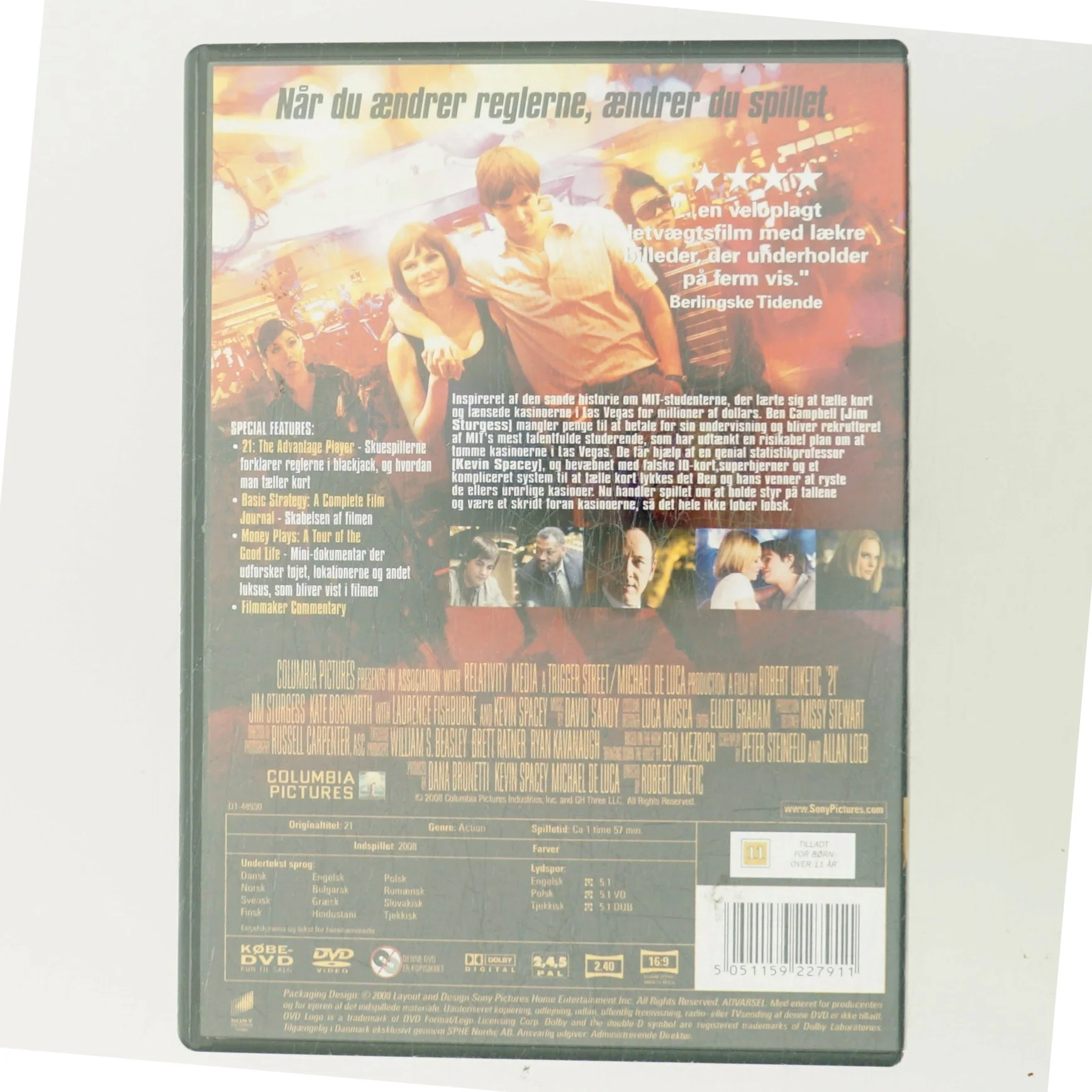 21 med Jim Sturgess (DVD)