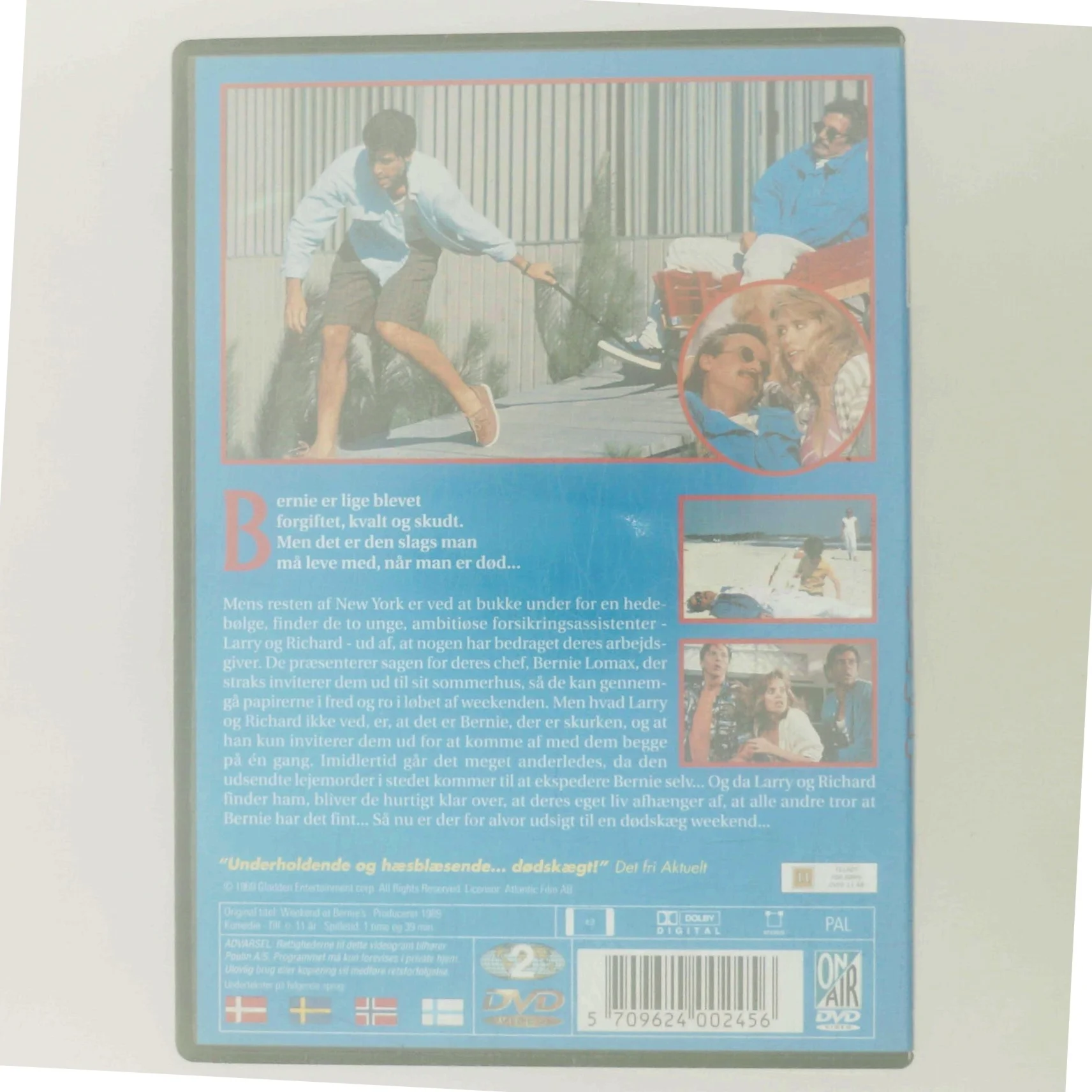 Weekend at Bernie's (Weekend med Bernie) med Jonathan Silverman (DVD)