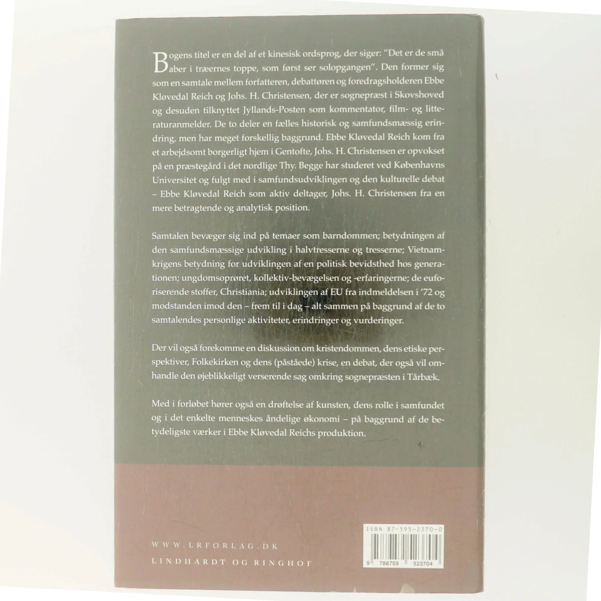 Aberne i træernes toppe : samtaler med Ebbe Kløvedal Reich (Bog)