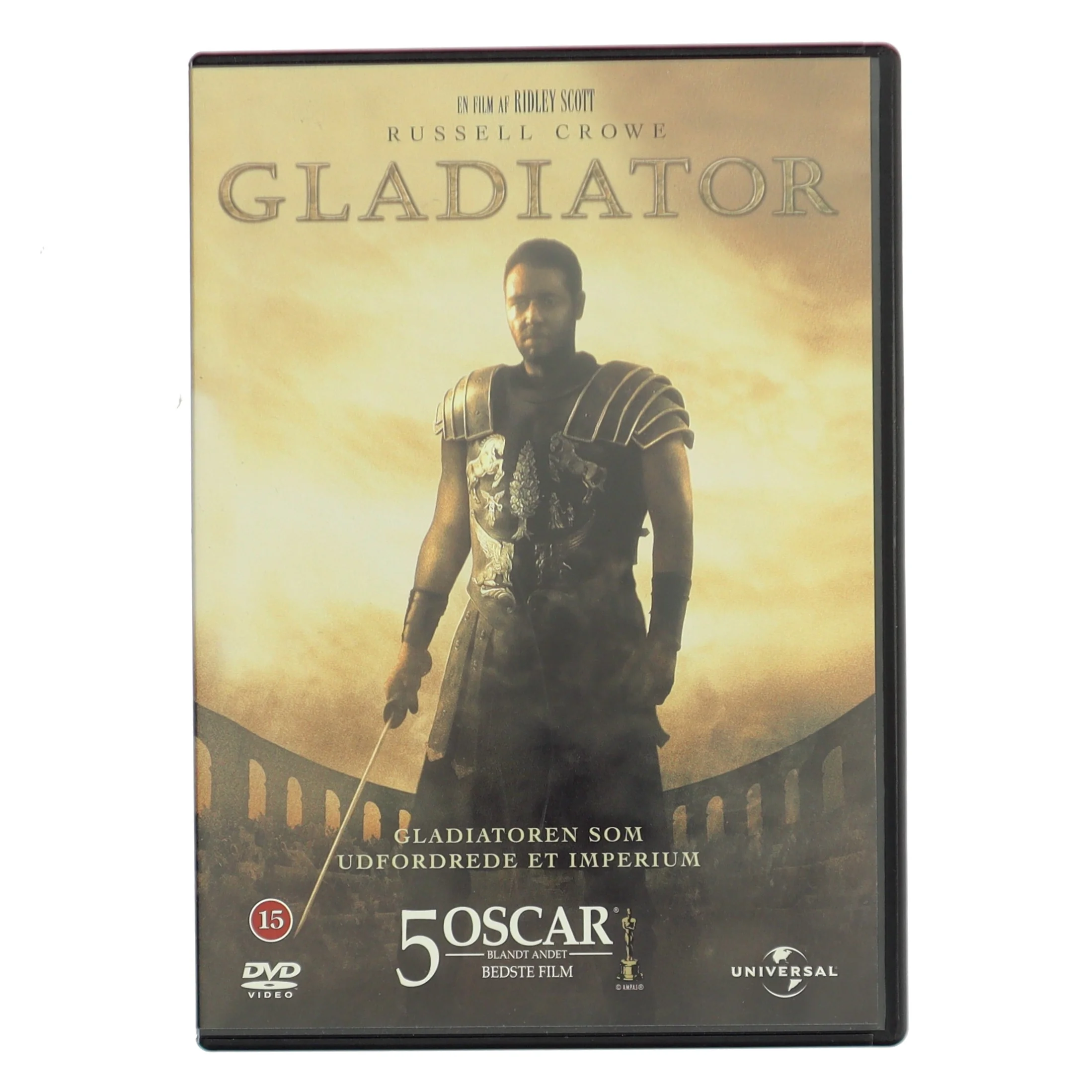 Gladiator med Russell Crowe (DVD)
