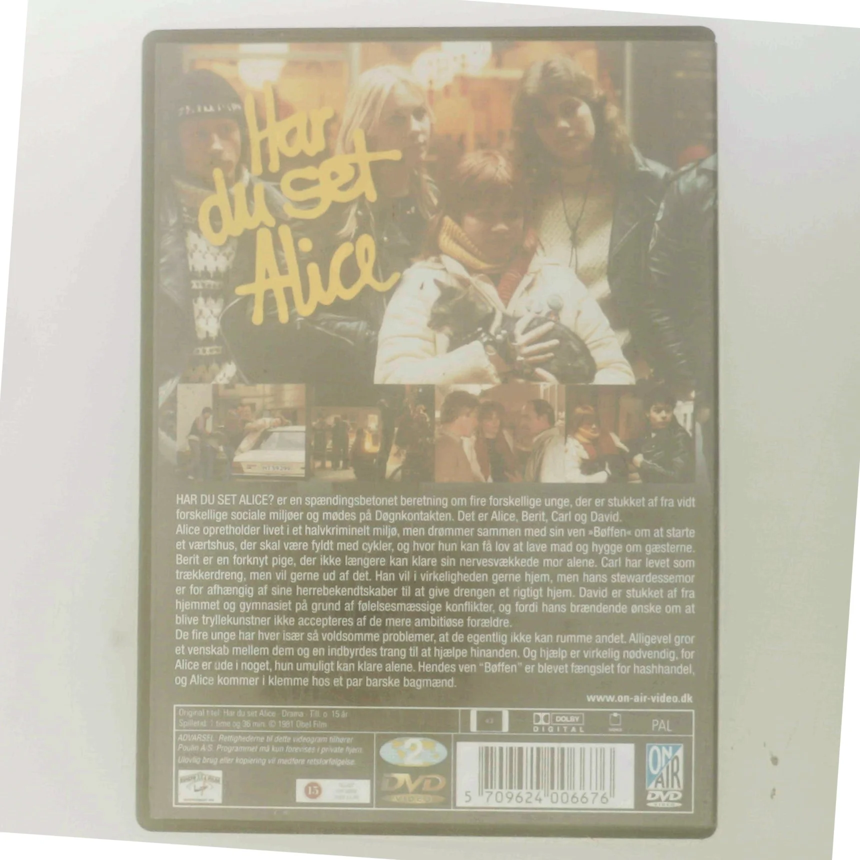 DVD-film 'Har du set Alice' med Ole Ernst (DVD)