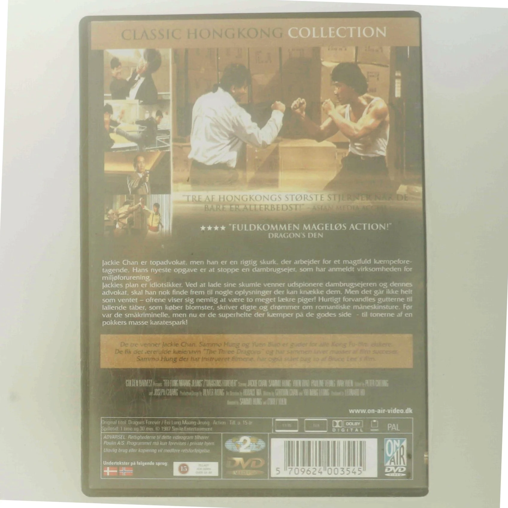 Dragons Forever med Jackie Chan (DVD)