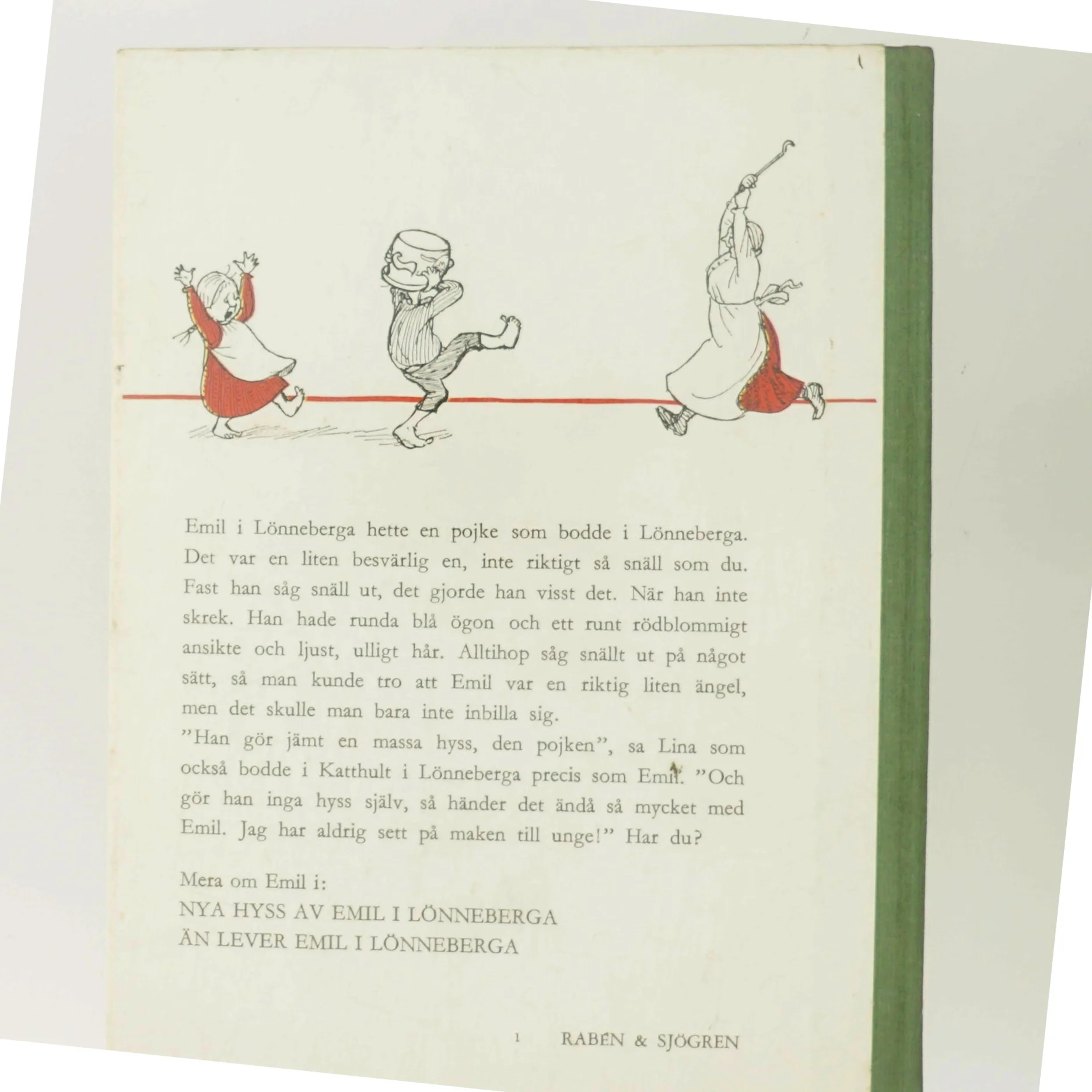 Emil i Lönneberga af Astrid Lindgren (Bog)