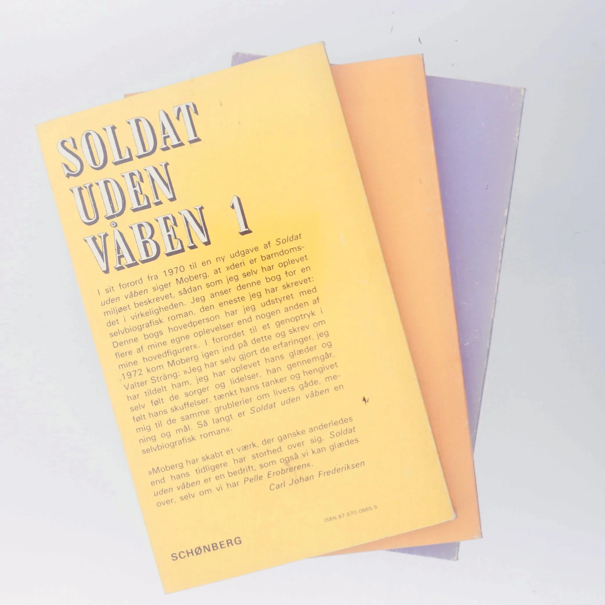 Soldat uden våben 3 af Vilhelm Moberg (Bog)