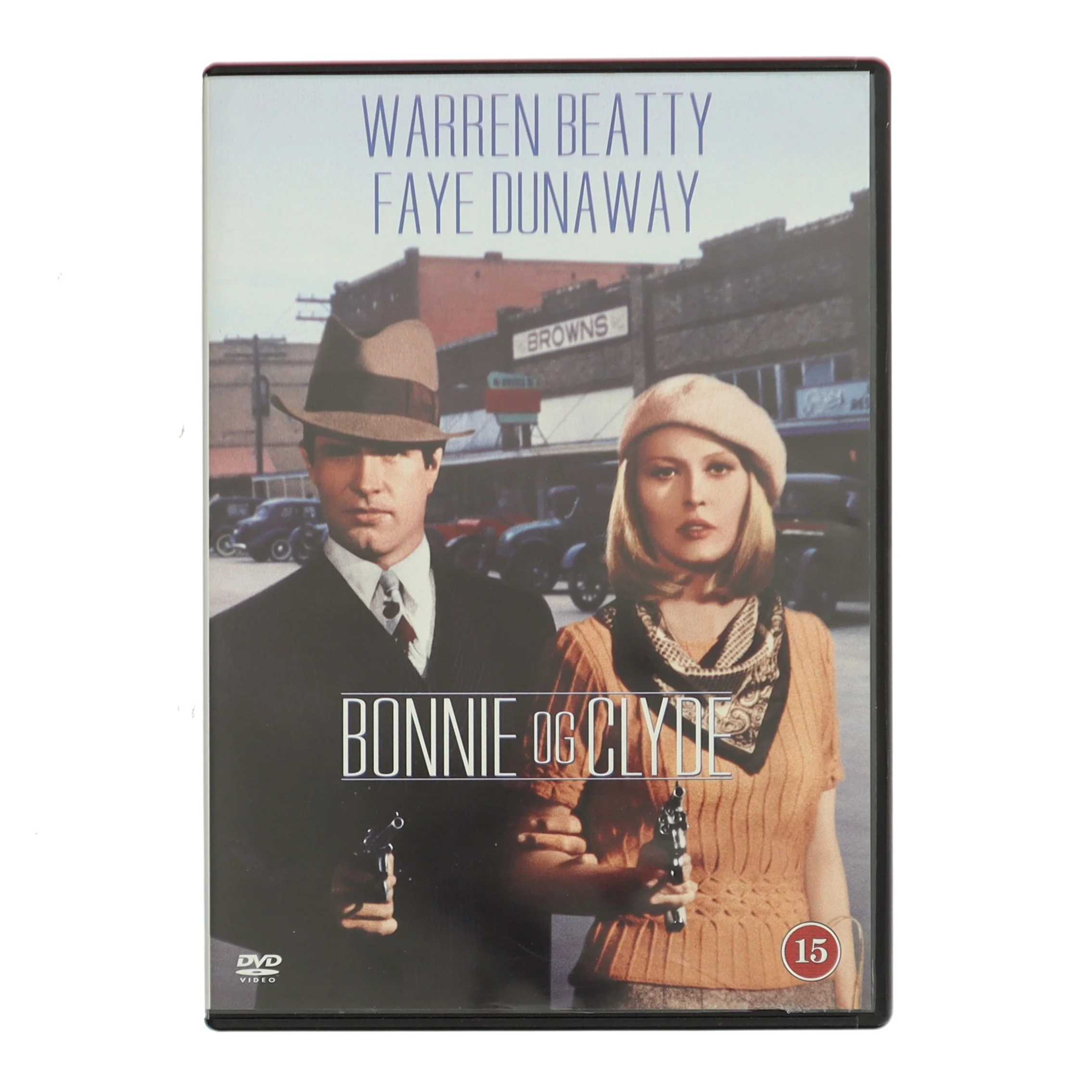 Bonnie og Clyde med Warren Beatty (DVD)