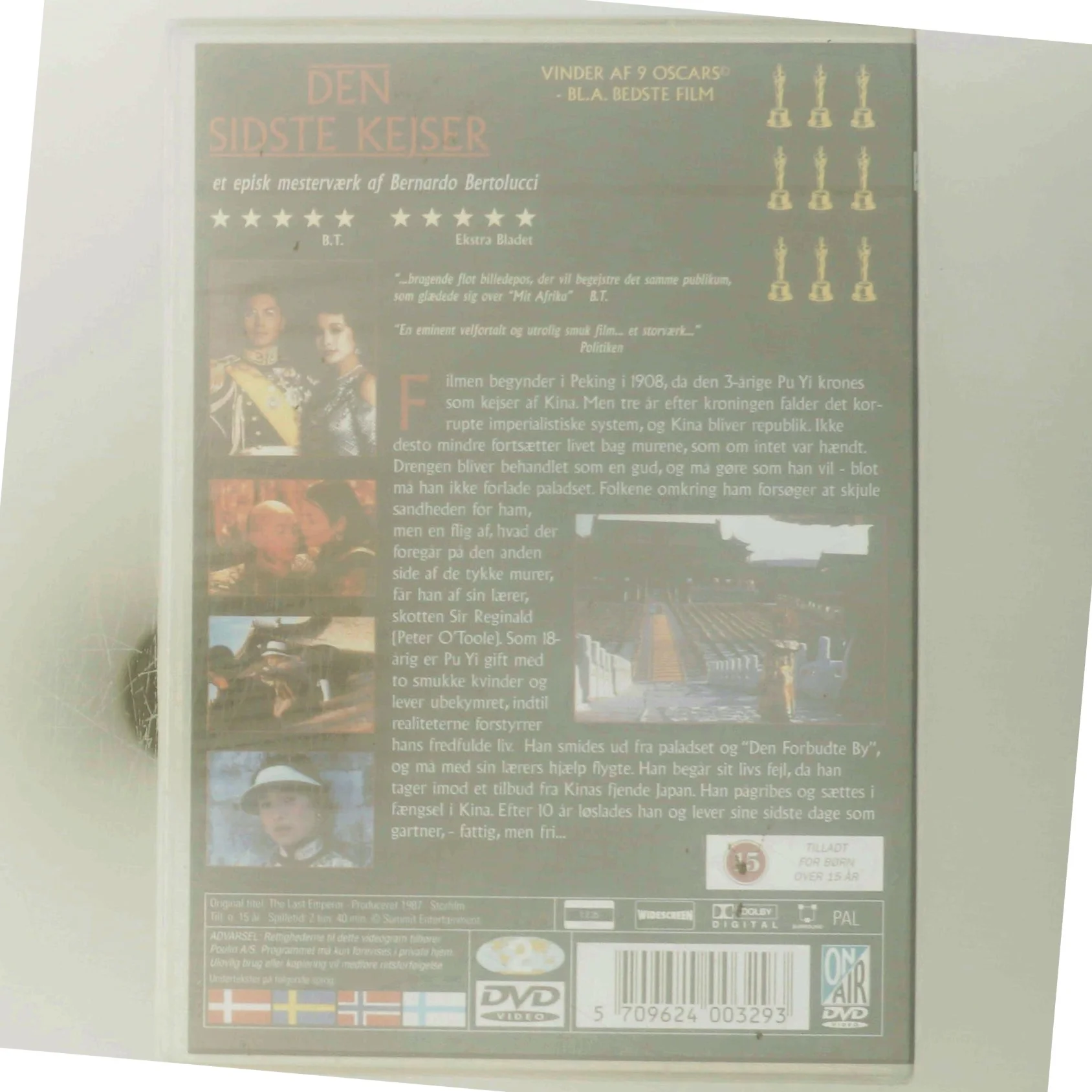 Den Sidste Kejser med Peter O'Toole (DVD)