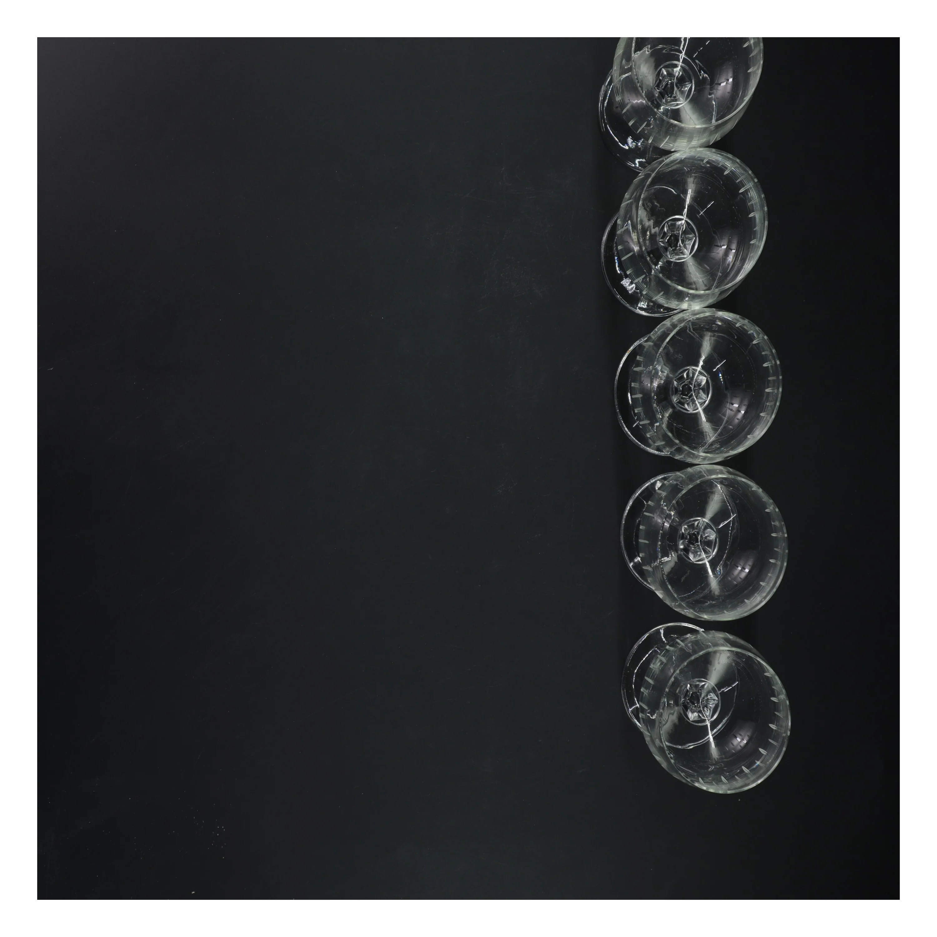 Smukke vinglas, sæt af 5 (str. 5 styk, 13 cm)