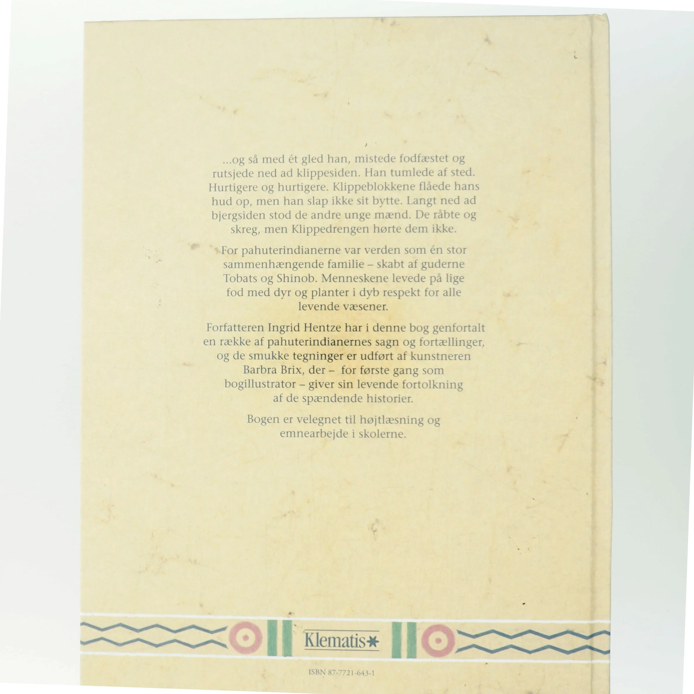 Klippe drengen af Ingrid Hentze (Bog)