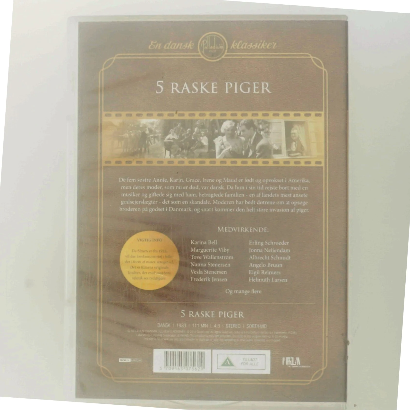 Fem Raske Piger med Karina Bell (DVD)